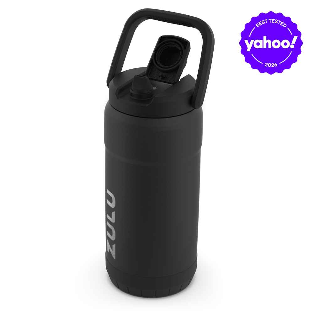 goals-mammoth-101oz-stainless-steel-bottle-s8 493-1019-400_Zulu_SS_Goals_Mammoth_101oz_Straw_Process_Black_C_High_Angle_YahooLogo.png
