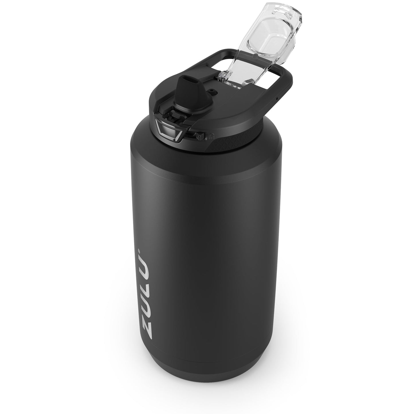 goals-stainless-steel-half-gallon-water-bottle-with-straw-q3 ZuluGoals64ozSSJug_Straw_AngleLidOpen_Keytography_Black.jpg